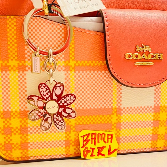 Coach Accessories - Coach Flower 🌺 Keychain/ Bag Charm FOR KEYCHAIN ONLY